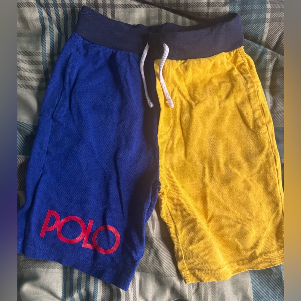 Polo by Ralph Lauren Blue and Yellow Boys Shorts